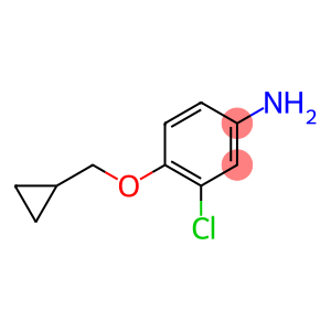 3-chloro-4-(cyclopropylmethoxy)aniline