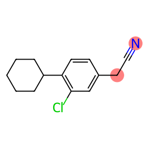 3-CHLORO-4-CYCLOHEXYLPHENYLACETONITRILE