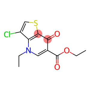 3-Chloro-4-ethyl-7-oxothieno[3,2-b]pyridine-6-carboxylic acid ethyl ester