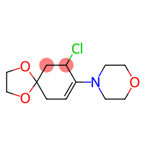 3-Chloro-4-morpholinospiro[cyclohexane-1,2'-1,3-dioxolan]-4-ene