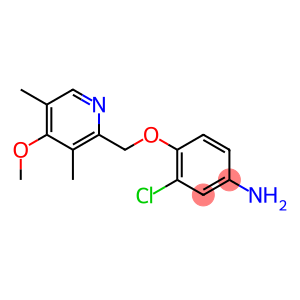 3-chloro-4-[(4-methoxy-3,5-dimethylpyridin-2-yl)methoxy]aniline