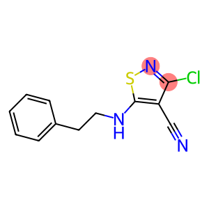 3-chloro-5-(phenethylamino)-4-isothiazolecarbonitrile