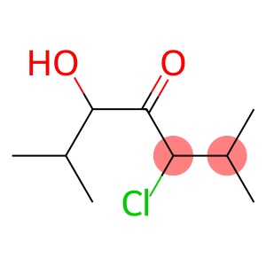 3-Chloro-5-hydroxy-2,6-dimethyl-4-heptanone