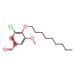 3-chloro-5-methoxy-4-(nonyloxy)benzaldehyde