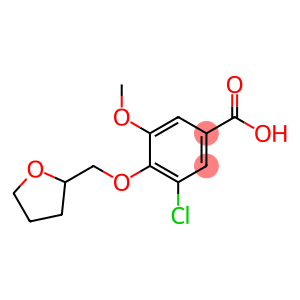 3-chloro-5-methoxy-4-(oxolan-2-ylmethoxy)benzoic acid