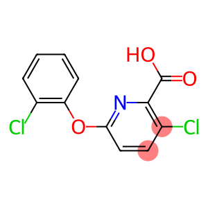 3-chloro-6-(2-chlorophenoxy)pyridine-2-carboxylic acid