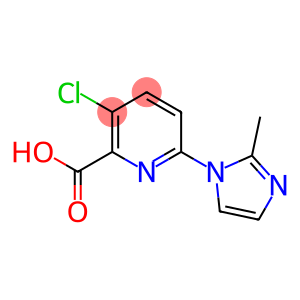 3-chloro-6-(2-methyl-1H-imidazol-1-yl)pyridine-2-carboxylic acid