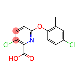 3-chloro-6-(4-chloro-2-methylphenoxy)pyridine-2-carboxylic acid