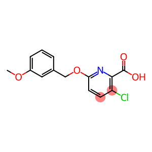 3-chloro-6-[(3-methoxyphenyl)methoxy]pyridine-2-carboxylic acid