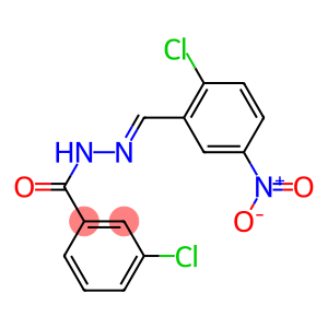 3-chloro-N'-[(E)-(2-chloro-5-nitrophenyl)methylidene]benzohydrazide