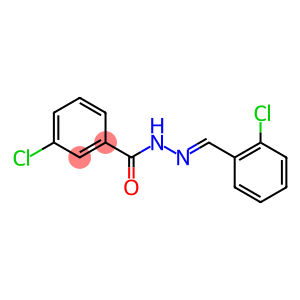 3-chloro-N'-[(E)-(2-chlorophenyl)methylidene]benzohydrazide