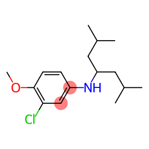 3-chloro-N-(2,6-dimethylheptan-4-yl)-4-methoxyaniline