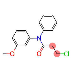 3-CHLORO-N-(3-METHOXYPHENYL)-N-PHENYLPROPANAMIDE