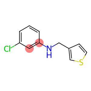 3-chloro-N-(thiophen-3-ylmethyl)aniline