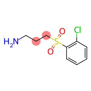 3-[(2-chlorophenyl)sulfonyl]propan-1-amine