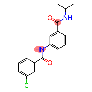 3-[(3-chlorobenzoyl)amino]-N-isopropylbenzamide