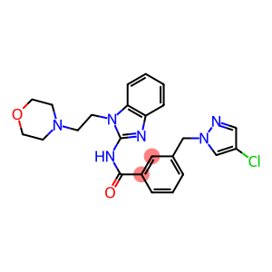 3-[(4-chloro-1H-pyrazol-1-yl)methyl]-N-{1-[2-(4-morpholinyl)ethyl]-1H-benzimidazol-2-yl}benzamide