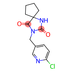 3-[(6-chloropyridin-3-yl)methyl]-1,3-diazaspiro[4.4]nonane-2,4-dione