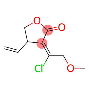 3-[1-CHLORO-2-METHOXY-ETH-(E)-YLIDENE]-4-VINYL-DIHYDRO-FURAN-2-ONE