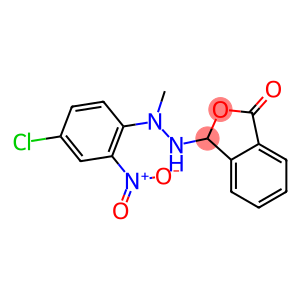 3-[2-(4-chloro-2-nitrophenyl)-2-methylhydrazino]-1,3-dihydroisobenzofuran-1-one