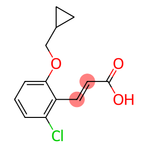 3-[2-chloro-6-(cyclopropylmethoxy)phenyl]prop-2-enoic acid