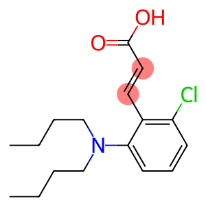 3-[2-chloro-6-(dibutylamino)phenyl]prop-2-enoic acid