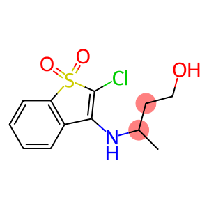 3-[[(2-Chlorobenzo[b]thiophene-1,1-dioxide)-3-yl]amino]-1-butanol