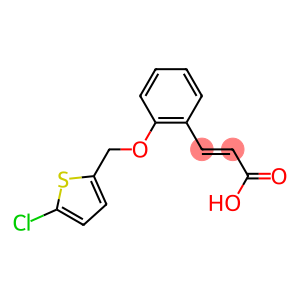 3-{2-[(5-chlorothiophen-2-yl)methoxy]phenyl}prop-2-enoic acid