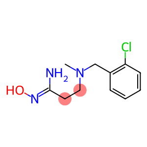 3-{[(2-chlorophenyl)methyl](methyl)amino}-N'-hydroxypropanimidamide