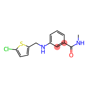 3-{[(5-chlorothiophen-2-yl)methyl]amino}-N-methylbenzamide