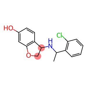 3-{[1-(2-chlorophenyl)ethyl]amino}-2,3-dihydro-1-benzofuran-6-ol