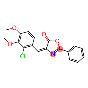 4-(2-chloro-3,4-dimethoxybenzylidene)-2-phenyl-4,5-dihydro-1,3-oxazol-5-one