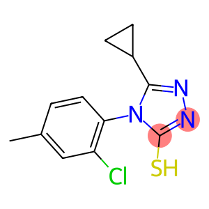 4-(2-chloro-4-methylphenyl)-5-cyclopropyl-4H-1,2,4-triazole-3-thiol