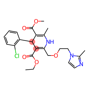 4-(2-Chlorophenyl)-1,4-dihydro-2-[2-(2-methyl-1H-imidazol-1-yl)ethoxymethyl]-6-methylpyridine-3,5-dicarboxylic acid 3-ethyl 5-methyl ester