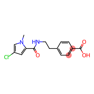 4-(2-{[(4-chloro-1-methyl-1H-pyrrol-2-yl)carbonyl]amino}ethyl)benzoic acid