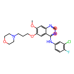 4-(3-CHLORO-4-FLUOROANILINO)-7-METHOXY-6-(3-MORPHOLINOPROPOXY)QUINAZOLINE