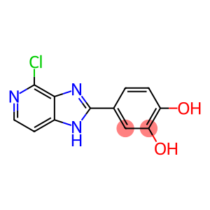 4-(4-chloro-1H-imidazo[4,5-c]pyridin-2-yl)benzene-1,2-diol