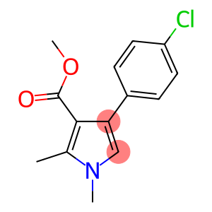 4-(4-CHLORO-PHENYL)-1,2-DIMETHYL-1H-PYRROLE-3-CARBOXYLIC ACID METHYL ESTER