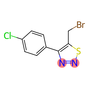 4-(4-Chlorophenyl)-5-bromomethyl-1,2,3-thiadiazole