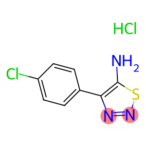 4-(4-氯苯基)-1,2,3-噻二唑-5-胺 盐酸盐