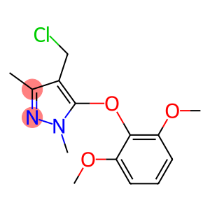 4-(chloromethyl)-5-(2,6-dimethoxyphenoxy)-1,3-dimethyl-1H-pyrazole