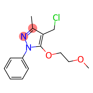 4-(chloromethyl)-5-(2-methoxyethoxy)-3-methyl-1-phenyl-1H-pyrazole