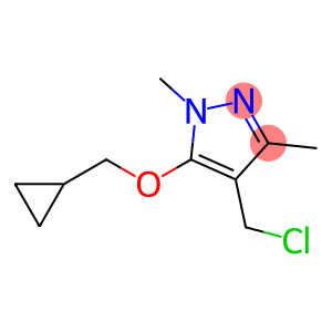 4-(chloromethyl)-5-(cyclopropylmethoxy)-1,3-dimethyl-1H-pyrazole