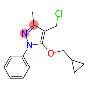 4-(chloromethyl)-5-(cyclopropylmethoxy)-3-methyl-1-phenyl-1H-pyrazole