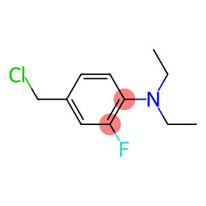 4-(chloromethyl)-N,N-diethyl-2-fluoroaniline