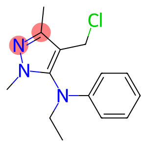 4-(chloromethyl)-N-ethyl-1,3-dimethyl-N-phenyl-1H-pyrazol-5-amine