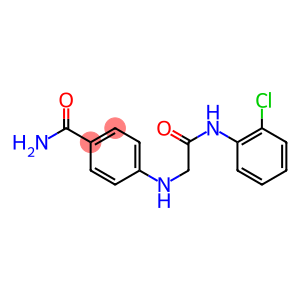 4-({[(2-chlorophenyl)carbamoyl]methyl}amino)benzamide