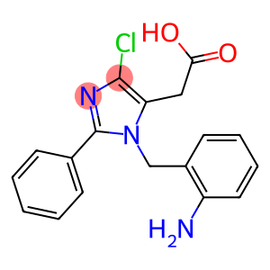 4-Chloro-1-(2-aminobenzyl)-2-(phenyl)-1H-imidazole-5-acetic acid