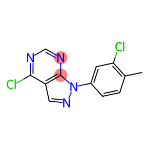 4-CHLORO-1-(3-CHLORO-4-METHYLPHENYL)-PYRAZOLO[3,4-D]PYRIMIDINE