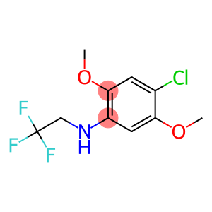 4-chloro-2,5-dimethoxy-N-(2,2,2-trifluoroethyl)aniline